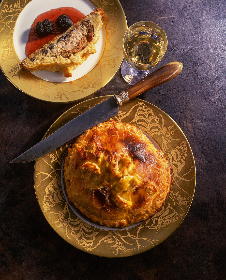 Tauben-Pastete mit Trüffel