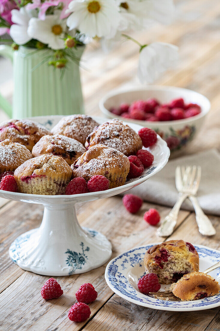 Raspberry muffins