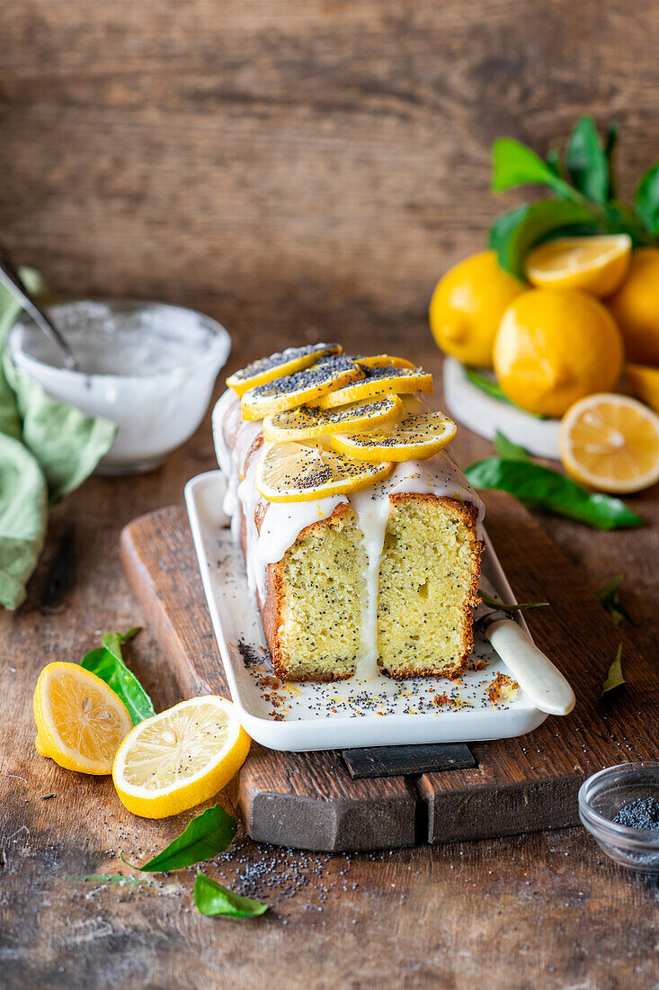 Zitronen-Mohn-Kuchen