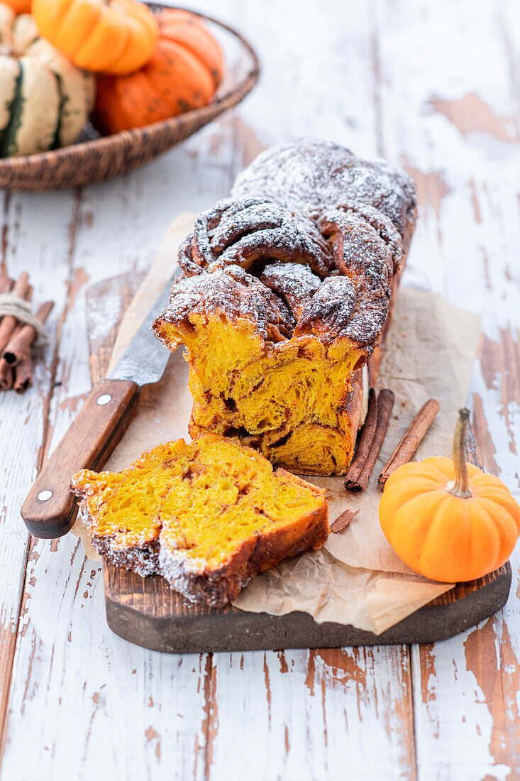 Pumpkin brioche