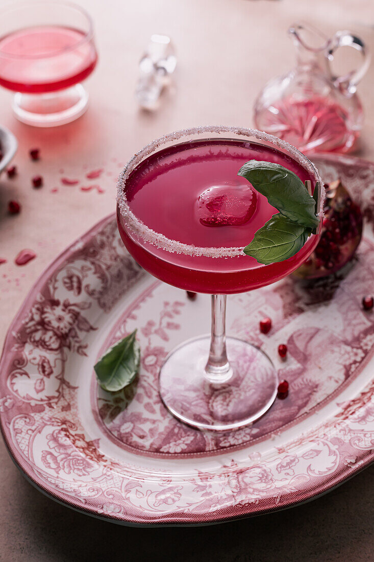 Pomegranate cocktail