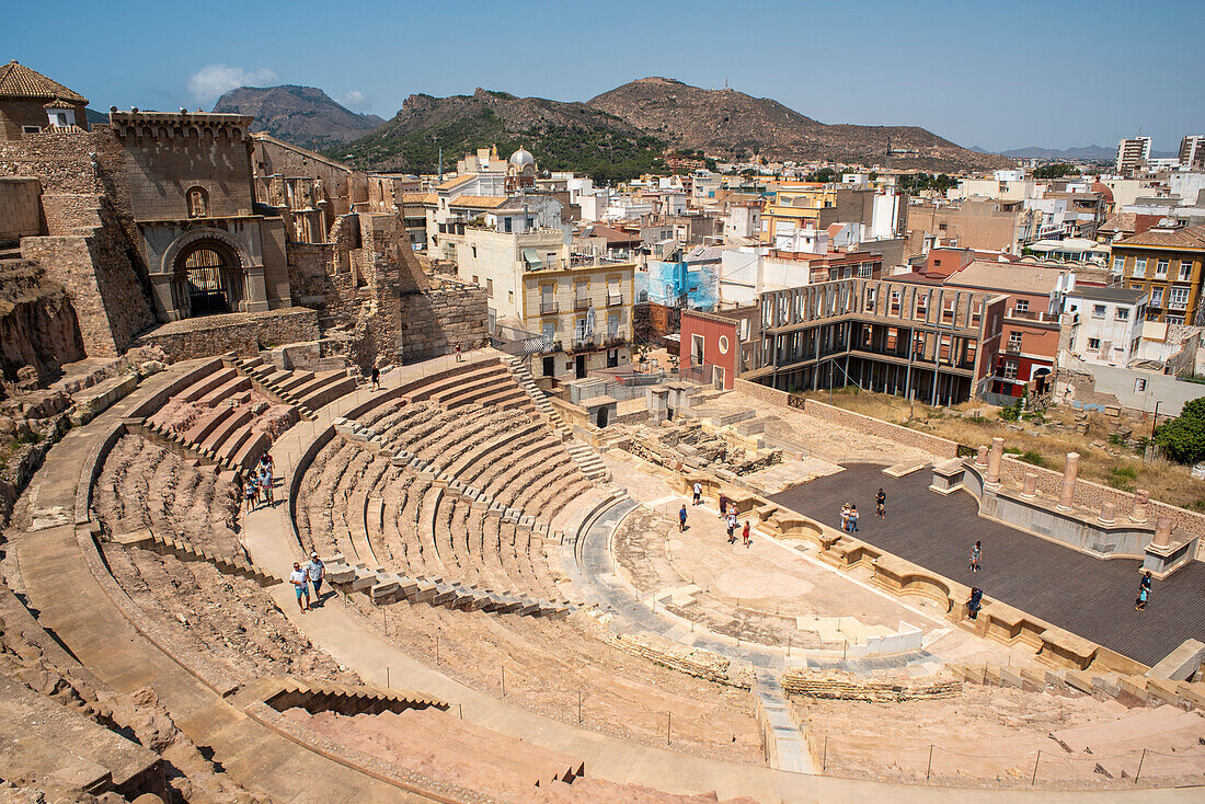 Roman theatre, Cartagena, Spain