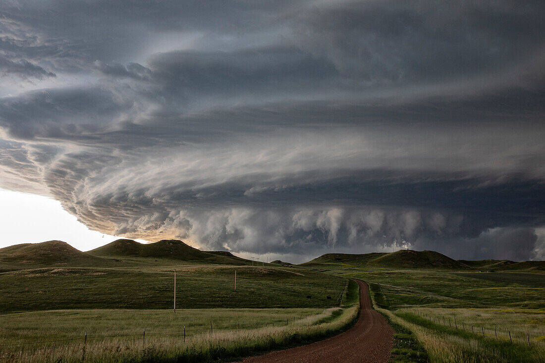 Supercell thunderstorm, Montana, USA