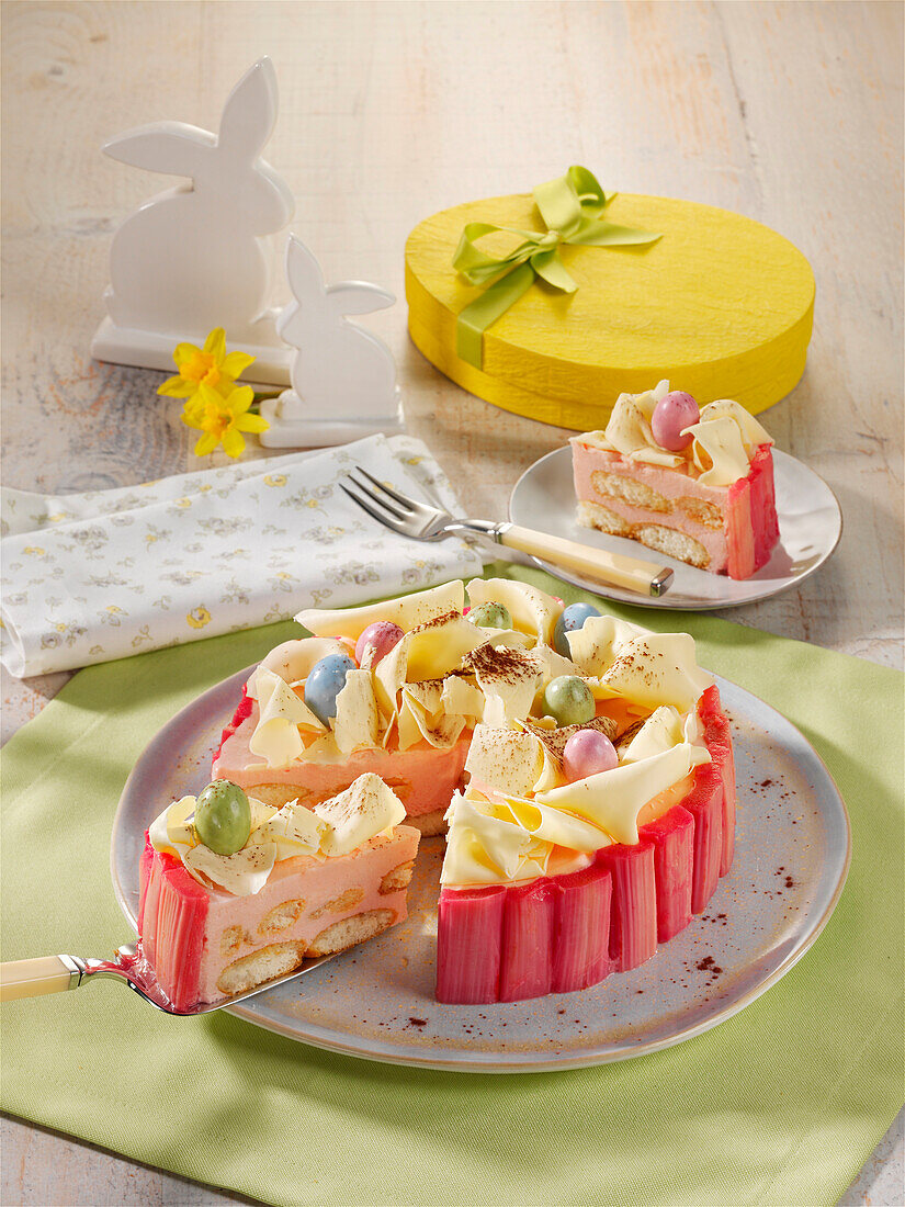 Easter rhubarb cake