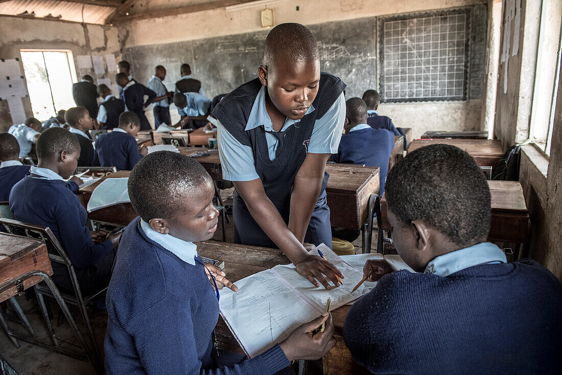 High school students, Kenya