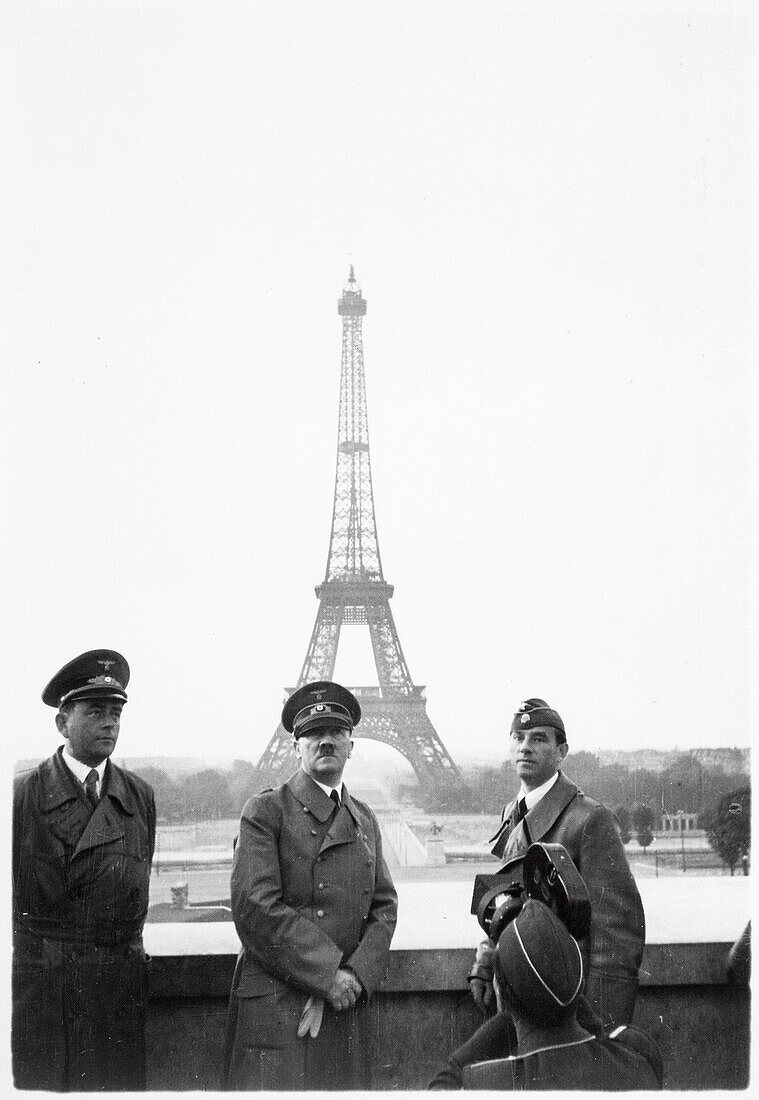 Adolf Hitler visiting in Paris