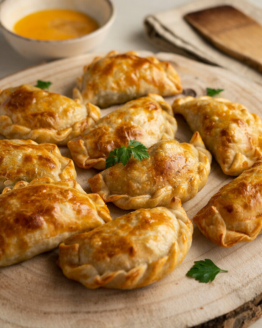 Argentinian empanadas with meat filling