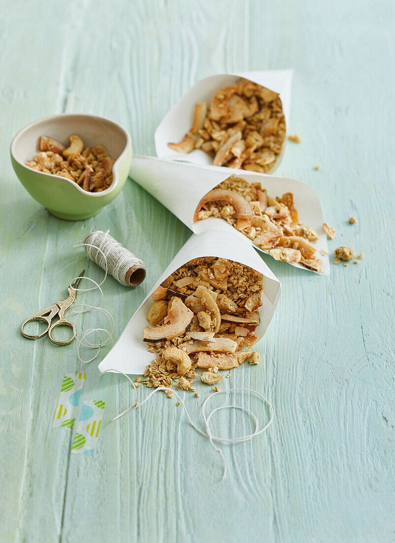 Kokos-Cashew-Granola