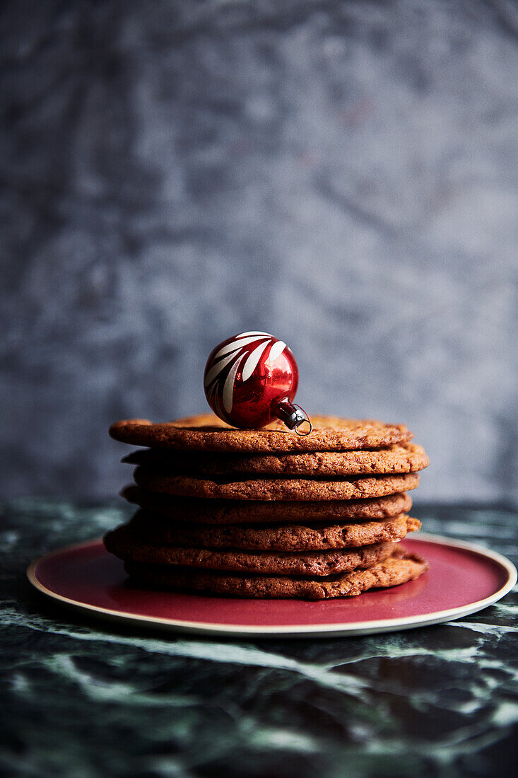 Candy cane cookies