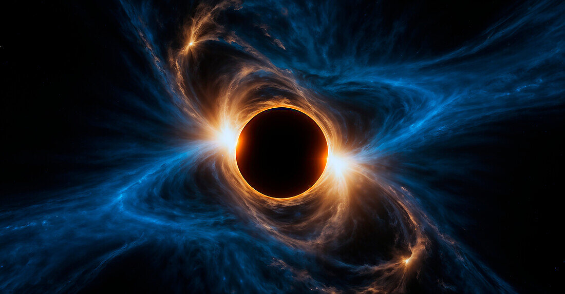 Black hole, illustration