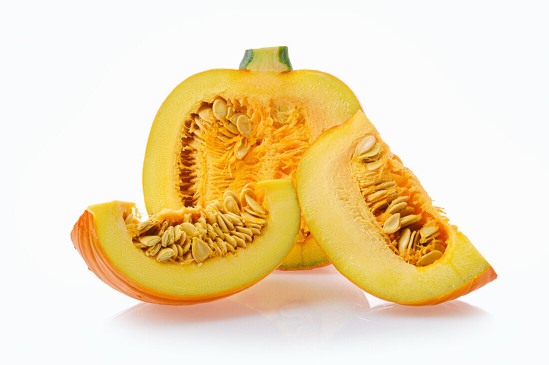 Sliced pumpkin