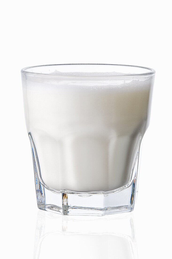 Glas mit Milch