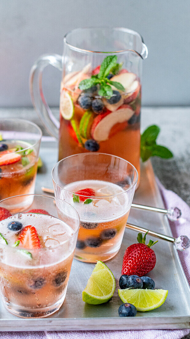 Sparkling Summer Berry Punch