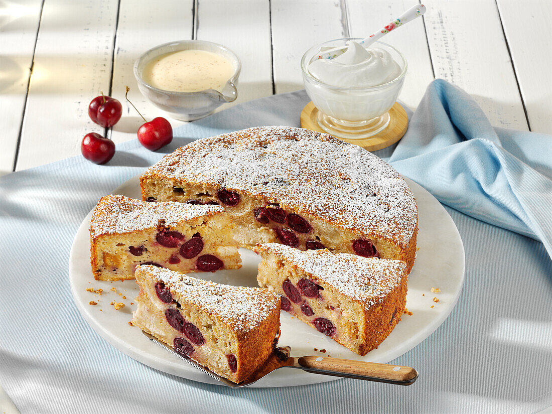  Cherry Plotzer, Cherries, Dessert, Cherry Cake 