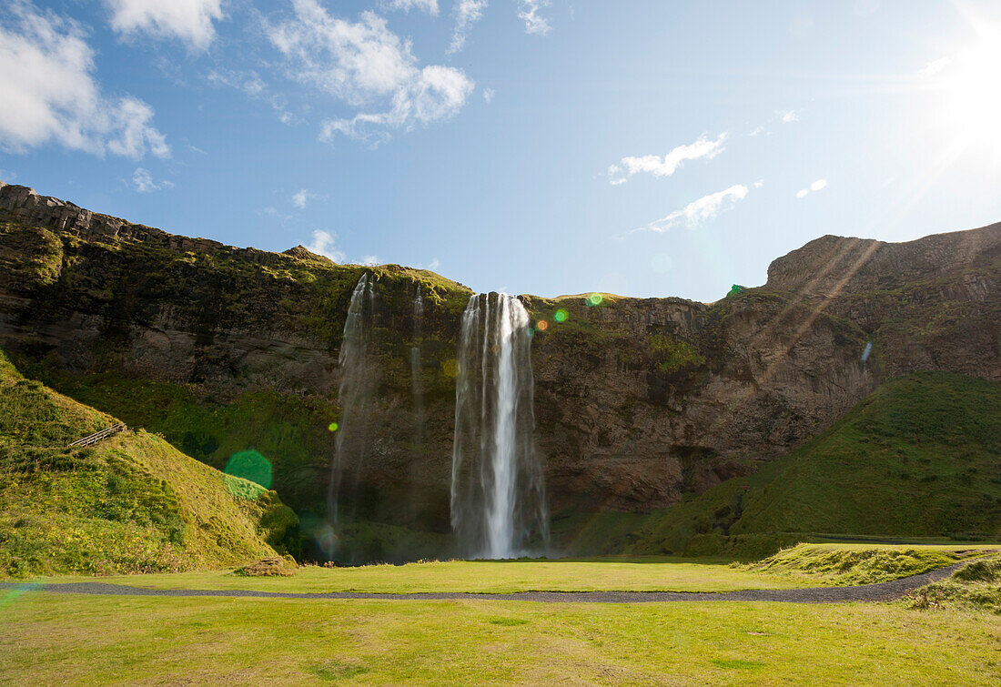 Seljalandsfoss waterfall, South Coast, Iceland