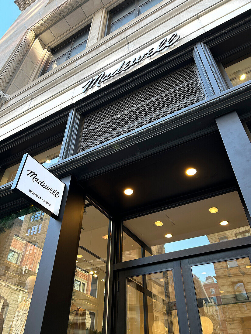 Madewell clothing store, New York City, New York, USA