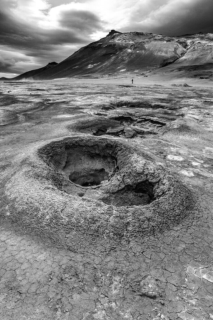 Iceland. Hverir, Namaskard geothermal area.