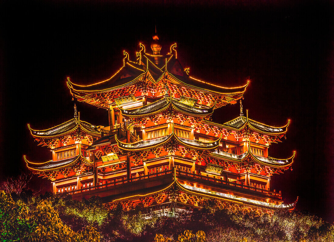 Chenghuang-Pavillon, Hangzhou, Zhejiang, China