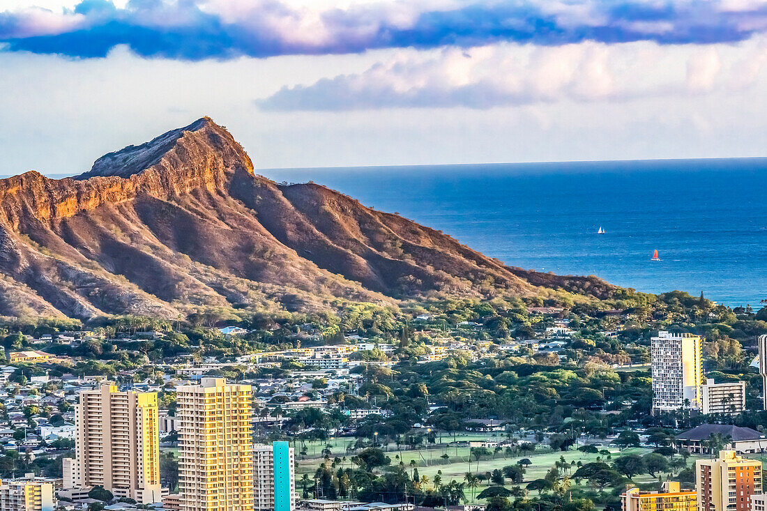 Waikiki Beach Hotels, Honolulu, Hawaii.