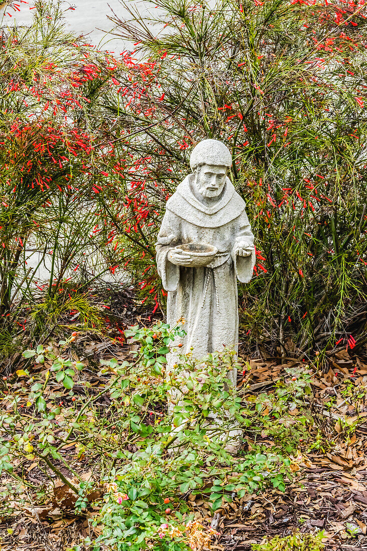 St. Franziskus-Statue, Saint Augustine, Florida. Gegründet 1565