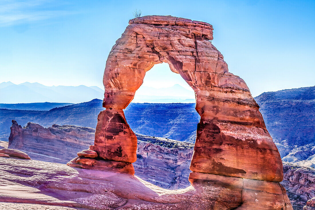 Delicate Arch, Arches National Park, Moab, Utah, USA.
