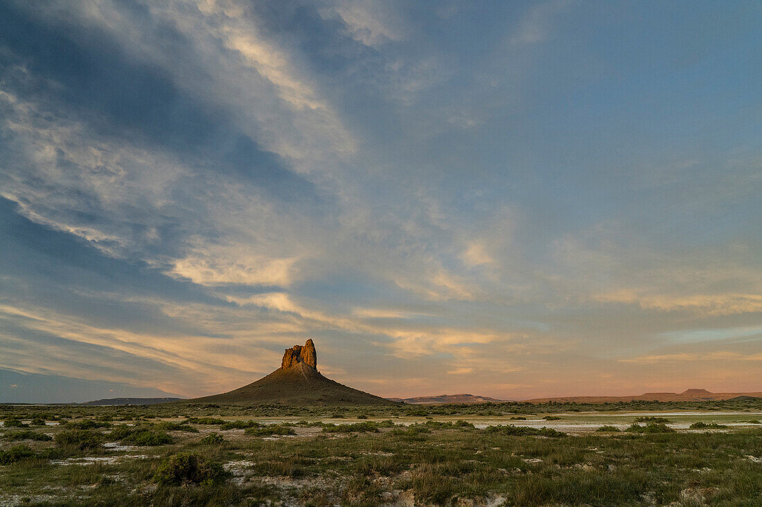 USA, Wyoming. Der Keiler Stoßzahn, Rote Wüste.