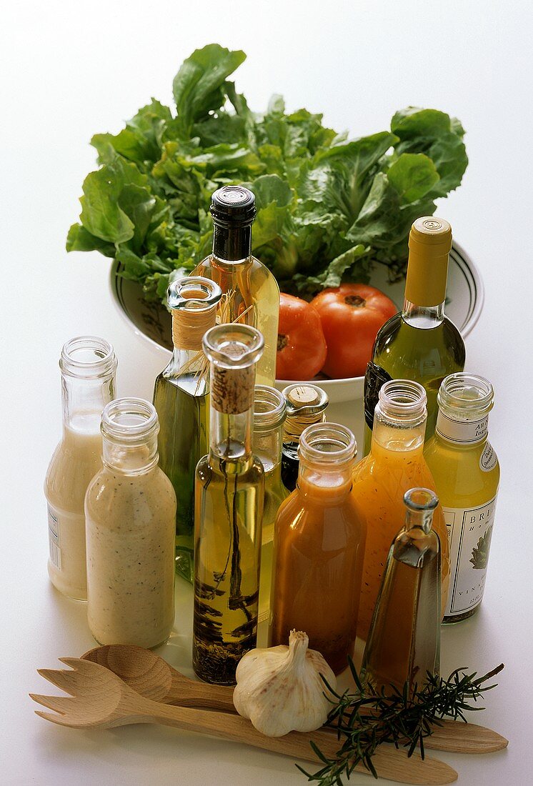 Assorted Dressings; Oils and Vinegars