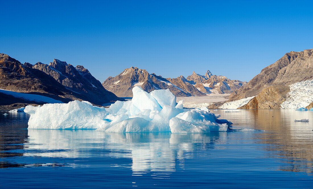 Karale glacier in the Sermiligaaq Fjord, Ammassalik, Danish Territory.