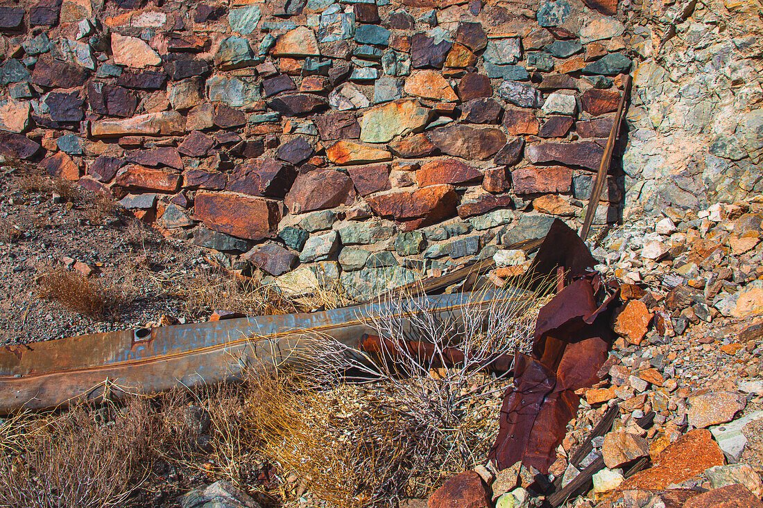 Brooklyn Mine Road, Old Dale Bergbaurevier, Mojave-Wüste, Kalifornien