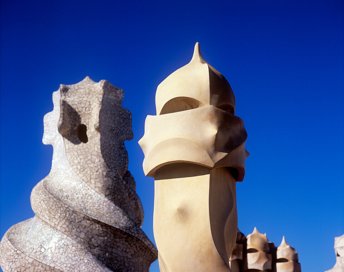 Casa Mila Schornsteine