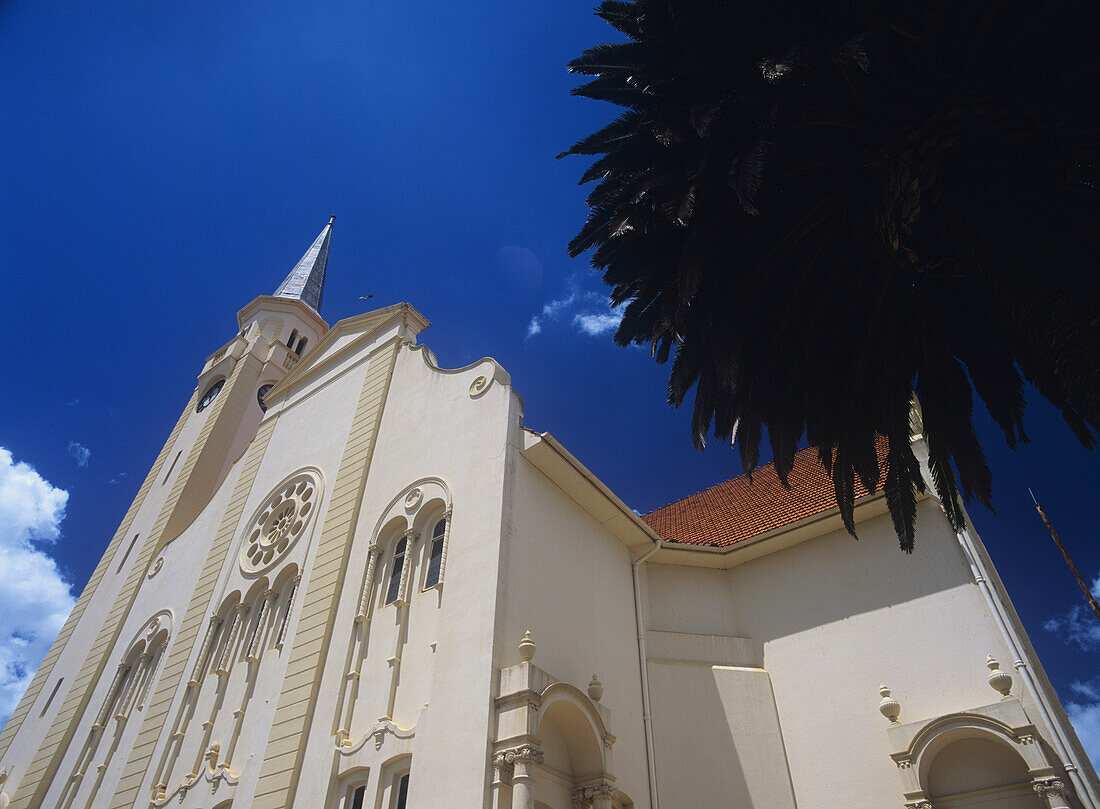 Low Angle View Of Colonial Church