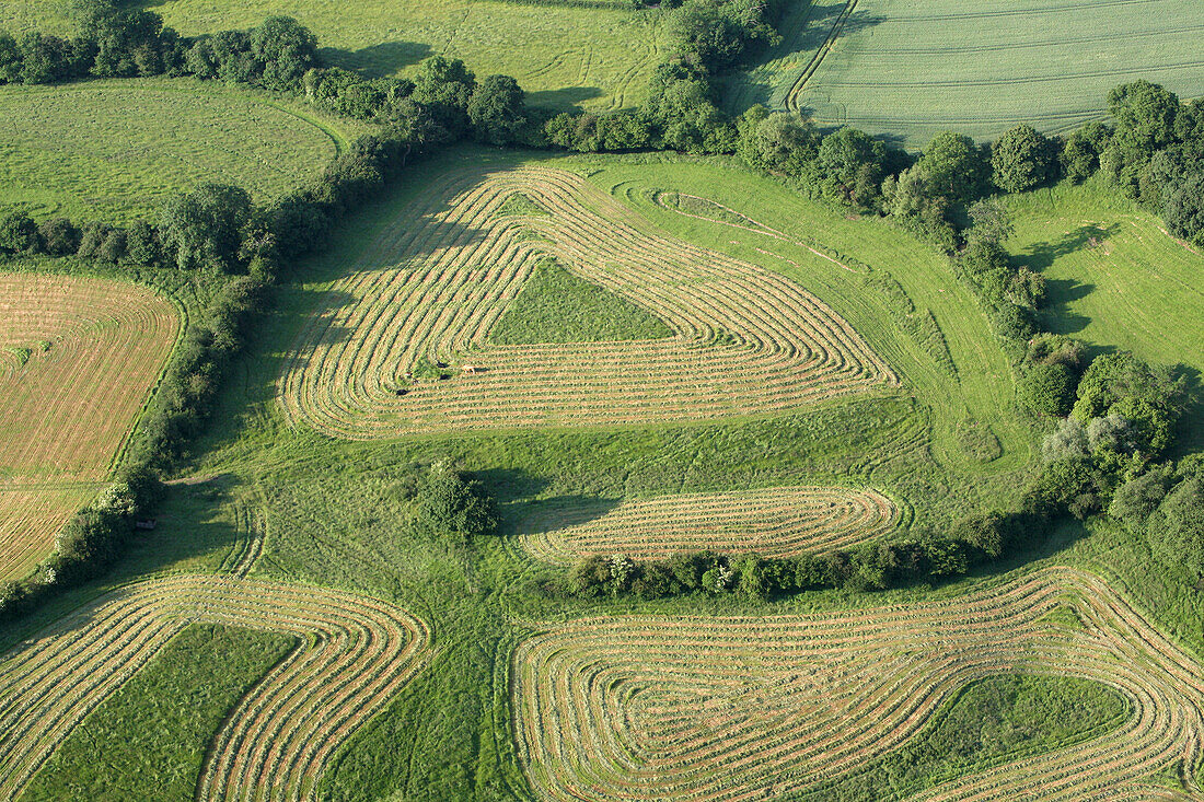 Landschaft in der Nähe des Dorfes Priston