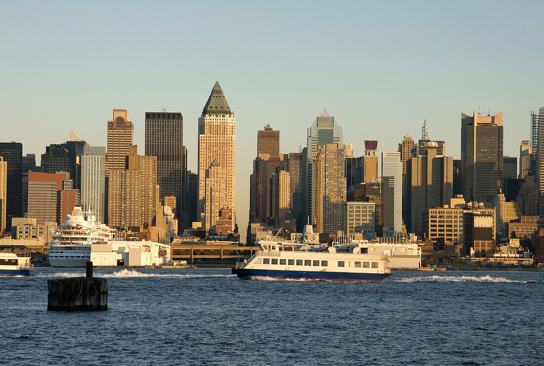 Manhattan Skyline Viewed From Weehawken