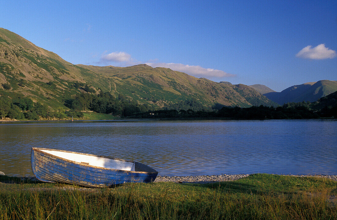 Boot auf Ulswater, Lake District