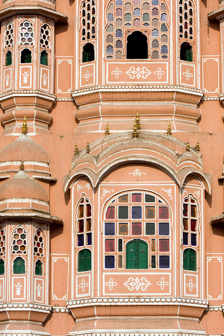 Hawa Mahal City Palace, Jaipur's most distinctive landmark, Jaipur,Rajasthan State, India.ÃŠAsia.ÃŠ