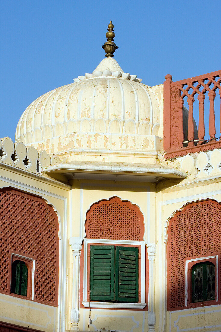 Within grounds at City Palace inside the old walled town in Jaipur, capital of Rajasthan, India.March. Jaipur,Rajasthan State, India.ÃŠAsia.ÃŠ