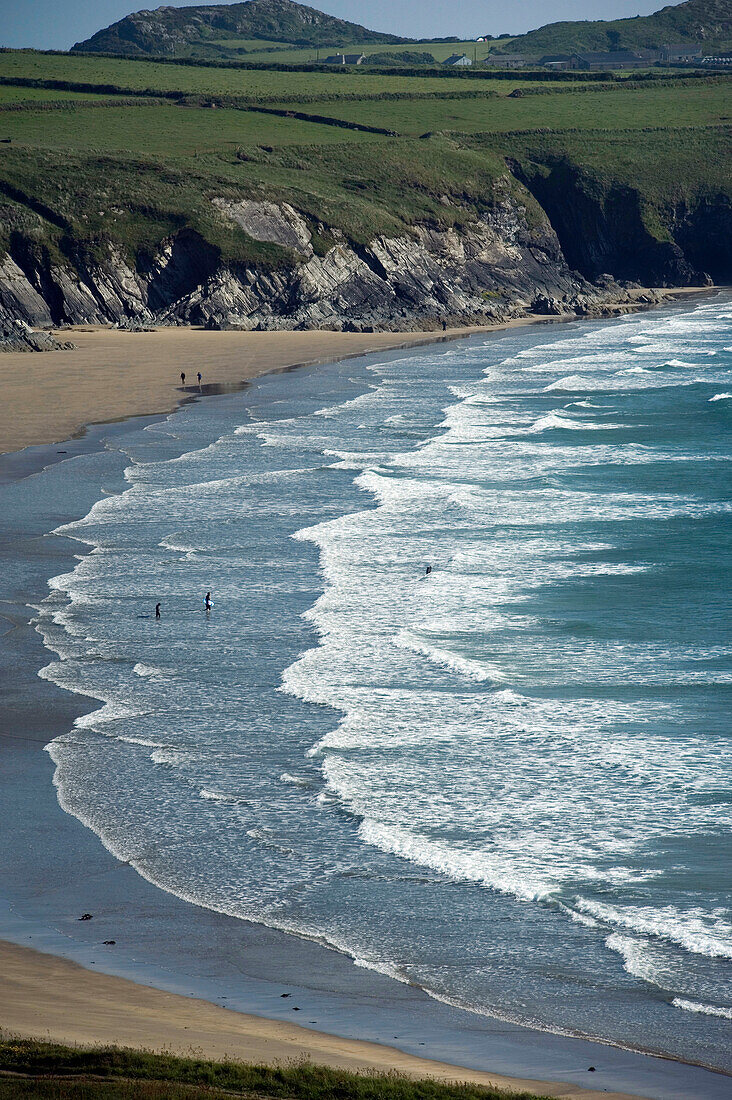 Whitesands Bay. Pembrokeshire. Wales. Cymru. UK. United Kingdom.