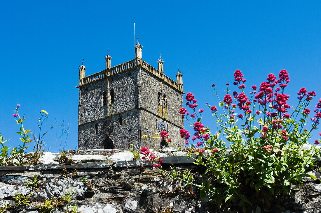 St. David's Kathedrale. St. David's. Pembrokeshire. Wales. GROSSBRITANNIEN. Fotos
