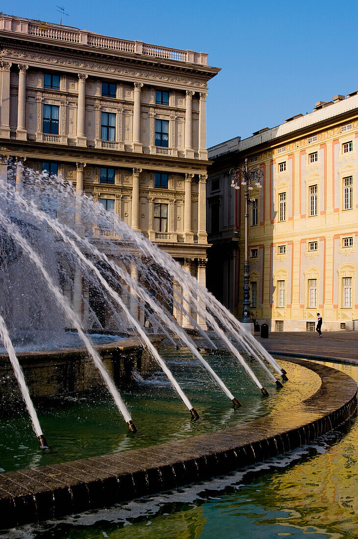 Palazzo Ducale And Ferrari Square, Genoa, Liguria, Italy