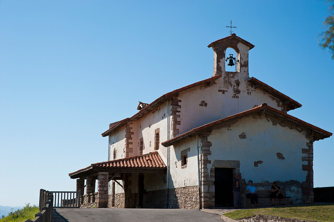 San Telmo Chapel In Zumaia, Basque Country, Spain