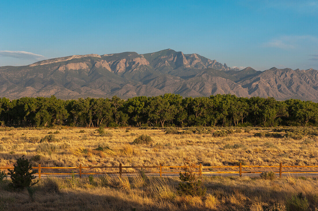 Sandia Mountains Near Santa Fe And Albuquerque, New Mexico, Usa