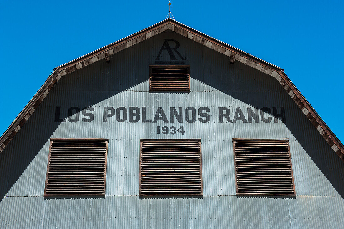 Das historische Gasthaus und Kulturzentrum The Old Ranch At Los Poblanos in Albuquerque, New Mexico, USA