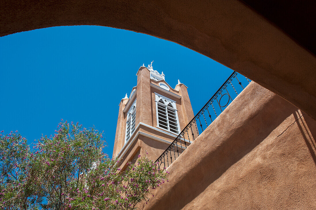 San Felipe De Neri Church In Old Town Albuquerque, New Mexico, Usa