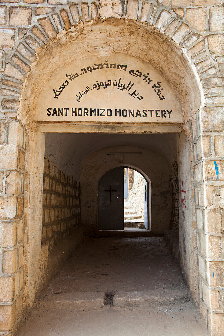 Rabban Hormizd Monastery - Ein wichtiges Kloster der chaldäischen Kirche, in der Nähe des Dorfes Alqosh (Alkosh) in Irakisch-Kurdistan, Irak