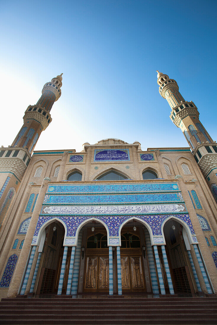 Fassade einer Moschee in Irakisch-Kurdistan, Irak