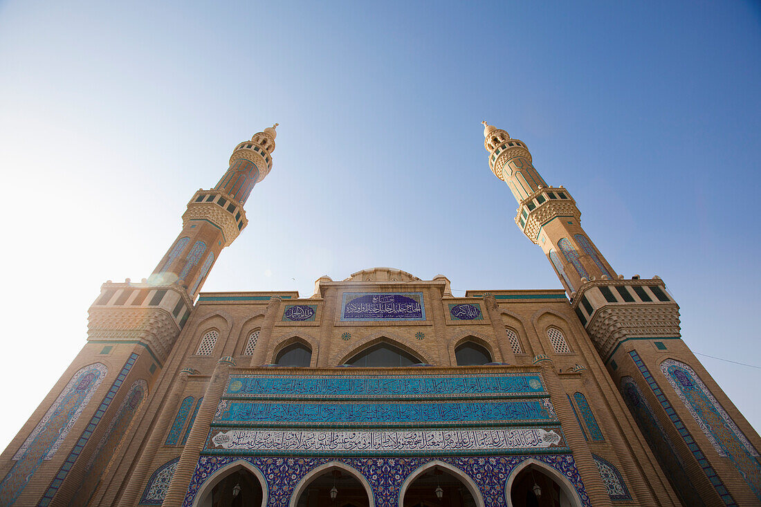 Fassade einer Moschee in Irakisch-Kurdistan, Irak