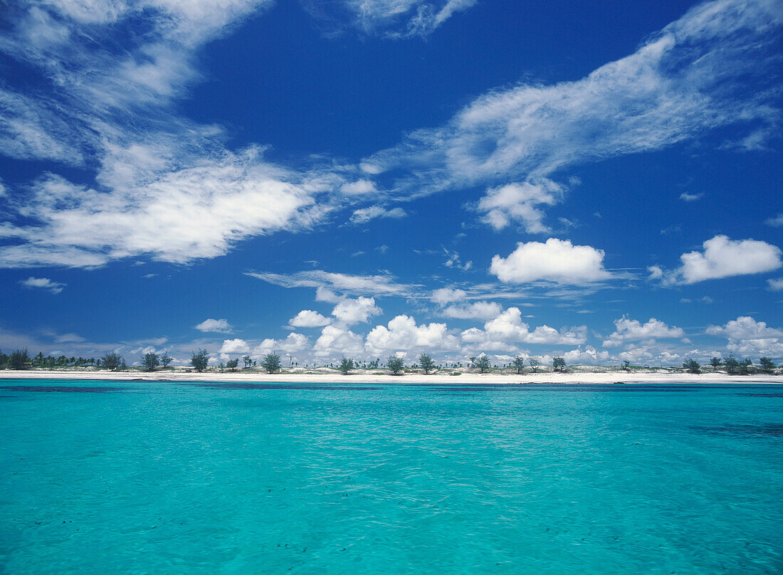 Looking Towards Chocas Beach From The Sea, Near Ilha De Mocambique, Mozambique.