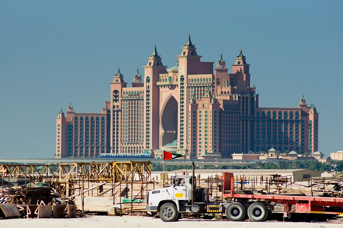 Vereinigte Arabische Emirate, Blick auf das Atlantis Hotel; Dubai