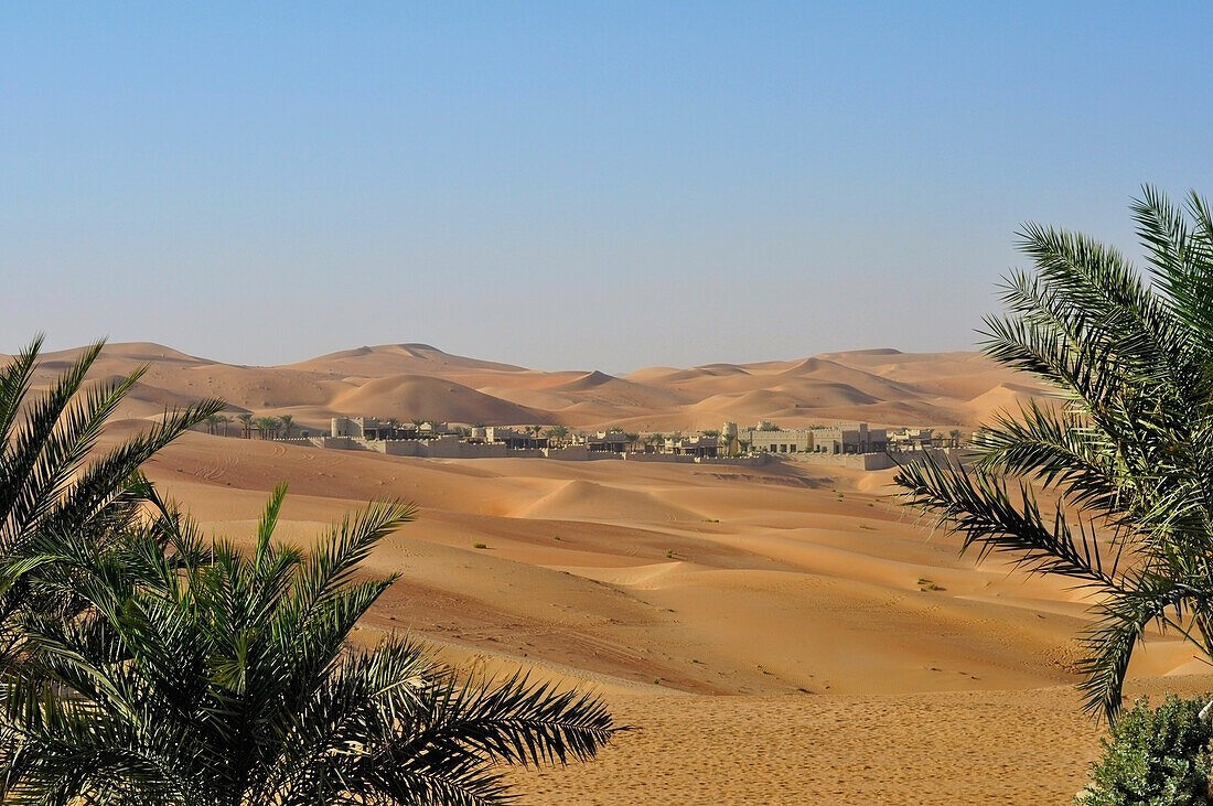 Vereinigte Arabische Emirate, Abu Dahbi, Liwa-Wüste, Royal Villas, Qasr al Sarab