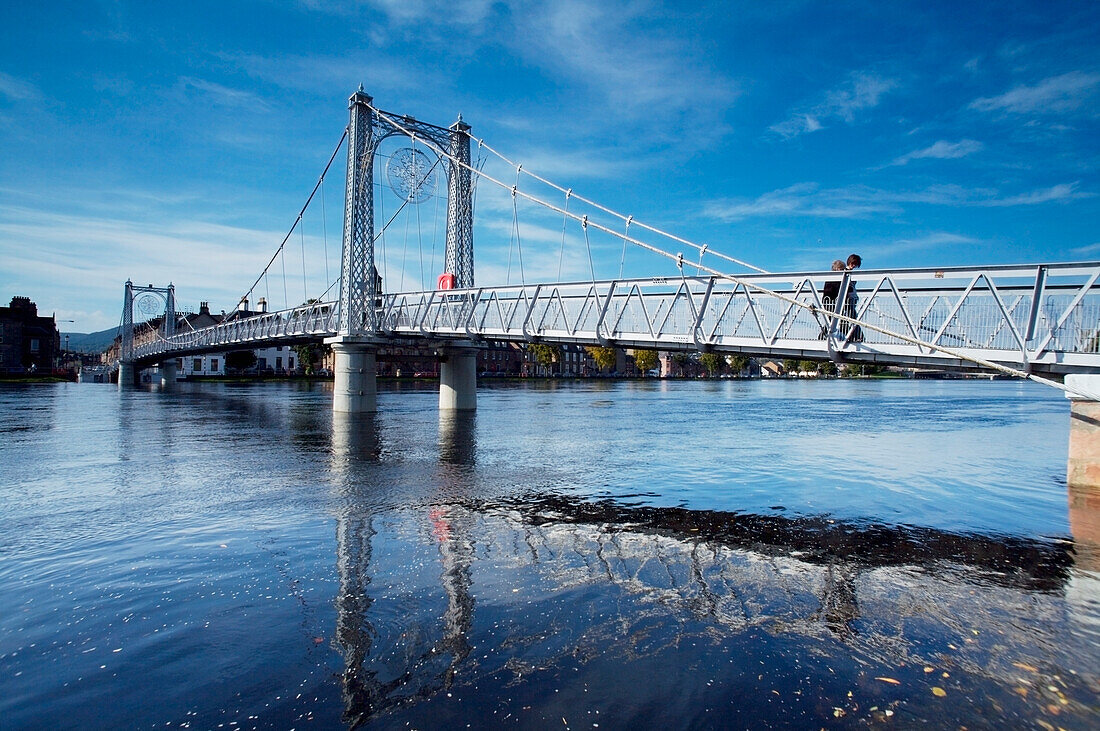 United Kingdom, View of bridge; Scotland